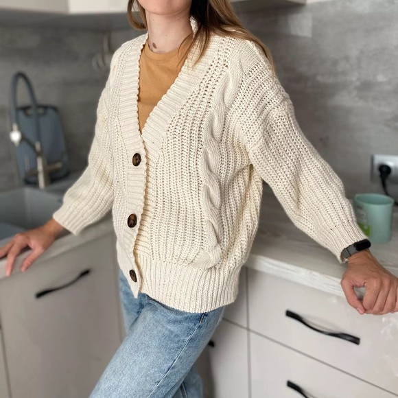 Cable Knit Cardigan - Picture 3 of 16